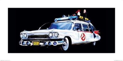 Kunstdruk Ghostbusters Car 100x50cm