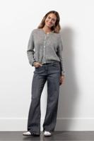 Studio Anneloes Bibi Mohair Cardigan 14140 Vest 9500 Grey Melange