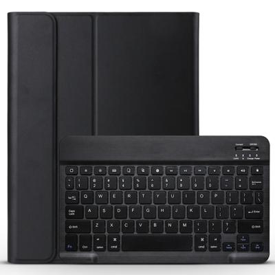 A11 Bluetooth 3 0 ultra-dunne ABS afneembare Bluetooth toetsenbord lederen case voor iPad Pro 11 inch (2018) met houder (zwart)