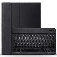 A11 Bluetooth 3 0 ultra-dunne ABS afneembare Bluetooth toetsenbord lederen case voor iPad Pro 11 inch (2018) met houder (zwart)