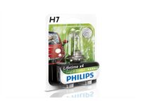 Gloeilamp H7 LongLife EcoVision 55W [12V] (1 stuks) PHILIPS, Spanning (Volt)12V