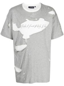 Mostly Heard Rarely Seen t-shirt à logo imprimé - Gris