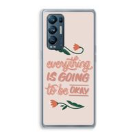 Optimistic flower girl: Oppo Find X3 Neo Transparant Hoesje