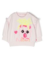 Billieblush sweat à imprimé graphique - Rose