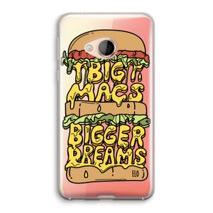 Big Macs Bigger Dreams: HTC U Play Transparant Hoesje