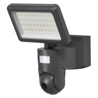 LEDVANCE Smart+ Flood Camera Control 4058075564626 AC34855 LED-buitenlamp met bewakingscamera (wand) LED 23 W Donkergrijs