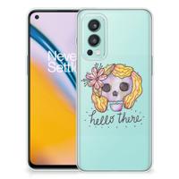 Silicone Back Case OnePlus Nord 2 5G Boho Skull