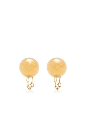 Jil Sander boucles d'oreilles perle à chaîne