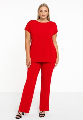 Yoek T-shirt kapmouwen | Rood | Maat 58/60