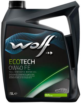 Wolf motorolie "ecotech fe". motoroil 0w40 5l ecotech fe