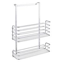 Metaltex Galileo Rekje 2 Etages 36x12x26 cm Zilver