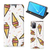 OPPO A52 | A72 | Flip Style Cover | Icecream