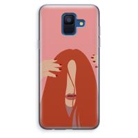 Woke up like this: Samsung Galaxy A6 (2018) Transparant Hoesje