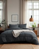 Sleeptime Washed Tufted Antraciet 140 x 200/220 cm