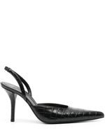 GIABORGHINI mules Octavie 85 mm - Noir