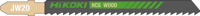 Hikoki accessoires Decoupeerzaagbladen Jw20 (5 St) - 750021 Hikoki accessoires Decoupeerzaagbladen Jw20 (5 St) - 750021
