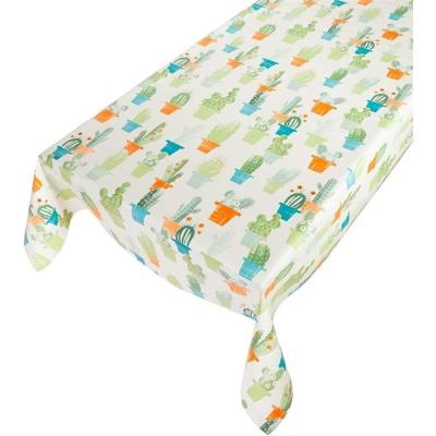 Bellatio Design Tafelzeil Mexican - cactus motief - 140 x 245 cm - Rechthoekig - Buiten en binnen Bellatio Design Tafelzeil Mexican - cactus motief - 140 x 245 cm - Rechthoekig - Buiten en binnen
