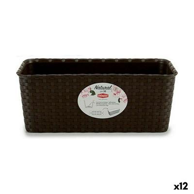 Plantenbak Stefanplast Plastic 13 x 11 x 28,5 cm 28,5 x 11 x 13 cm (12 Stuks)