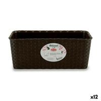 Plantenbak Stefanplast Plastic 13 x 11 x 28,5 cm 28,5 x 11 x 13 cm (12 Stuks)