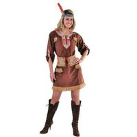 Bruine indianen dames outfit - thumbnail