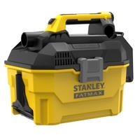 Stanley fatmax v20 18v 7.5l nat en droog accubouwstofzuiger nat- en droogzuiger (geel/zwart, accu en oplader niet inbegrepen)
