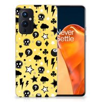 Silicone Back Case OnePlus 9 Punk Geel