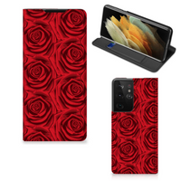 Samsung Galaxy S21 Ultra Smart Cover Red Roses