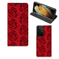 Samsung Galaxy S21 Ultra Smart Cover Red Roses - thumbnail