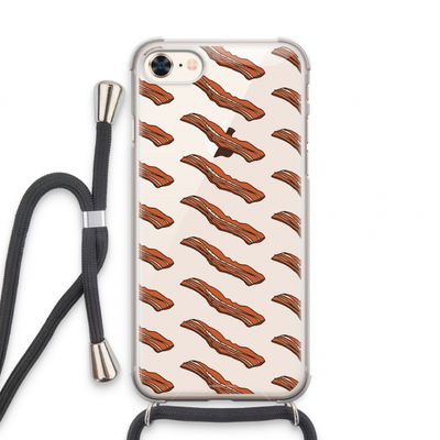 Bacon to my eggs #2: iPhone 7 Transparant Hoesje met koord