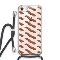 Bacon to my eggs #2: iPhone 7 Transparant Hoesje met koord