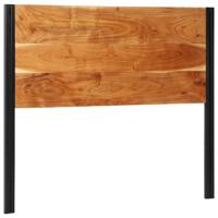 Hoofdeinde 120 cm massief hout acacia en ijzer
