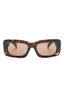 Versace Eyewear lunettes de soleil à monture carrée - Marron