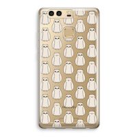 Uilen: Huawei P9 Transparant Hoesje