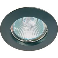 LED Inbouwspot zwart vast alucast Deluna 850.073.01