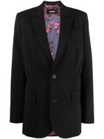 DSQUARED2 blazer à simple boutonnage - Noir - thumbnail