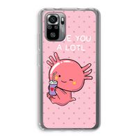 Love You A Lotl: Xiaomi Redmi Note 10S Transparant Hoesje