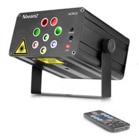 BeamZ Acrux Geschikt voor gebruik binnen Disco-laserprojector & stroboscoop Zwart - thumbnail