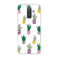 Sanseveria: Samsung Galaxy A6 Plus (2018) Transparant Hoesje Sanseveria: Samsung Galaxy A6 Plus (2018) Transparant Hoesje