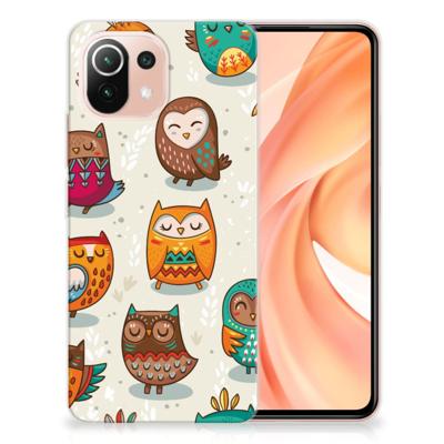 Xiaomi Mi 11 Lite | 11 Lite 5G NE | TPU Hoesje | Vrolijke Uilen
