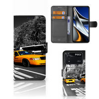 Xiaomi Poco X4 Pro 5G Flip Cover New York Taxi - thumbnail