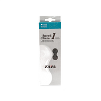 Taya Ketting 408h 1/2x3/32 1-speed zwart/zwart 112 schakels hangkaart