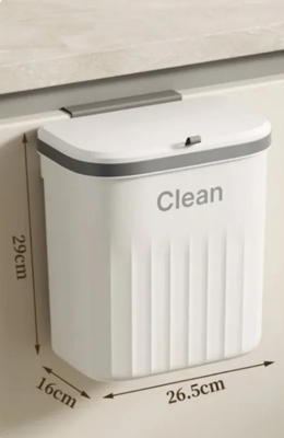 FlexiBin Wand & Hangende Keukenprullenbak - 8.5L / 12L Met Deksel