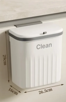 FlexiBin Wand & Hangende Keukenprullenbak - 8.5L / 12L Met Deksel FlexiBin Wand & Hangende Keukenprullenbak - 8.5L / 12L Met Deksel