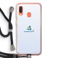 MSN: Samsung Galaxy A20e Transparant Hoesje met koord