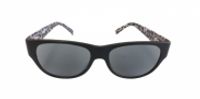 HIP Zonneleesbril Panter zwart/wit +2.5