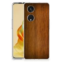 OPPO Reno8 T 5G | Bumper Hoesje | Donker Hout OPPO Reno8 T 5G | Bumper Hoesje | Donker Hout