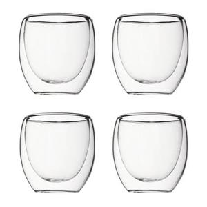 Krumble Espresso glas dubbelwandig set van 4