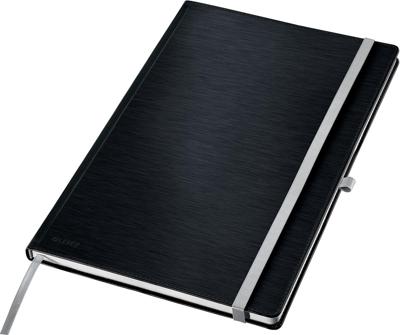 Leitz Style notitieboek, ft A4, harde kaft, gelijnd, zwart