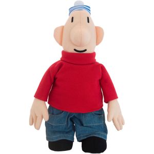 pluchen pop rood, 35 cm