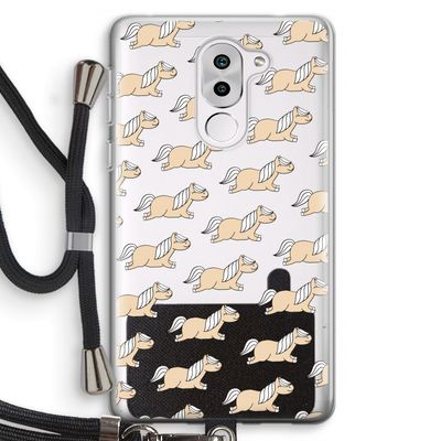 Ponys: Honor 6X Transparant Hoesje met koord
